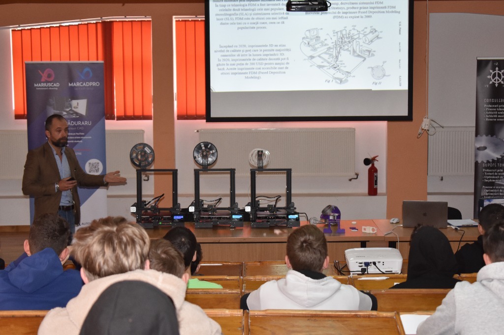 De la concept la prototip: proiectare 2D, modelare 3D și print 3D Codlea