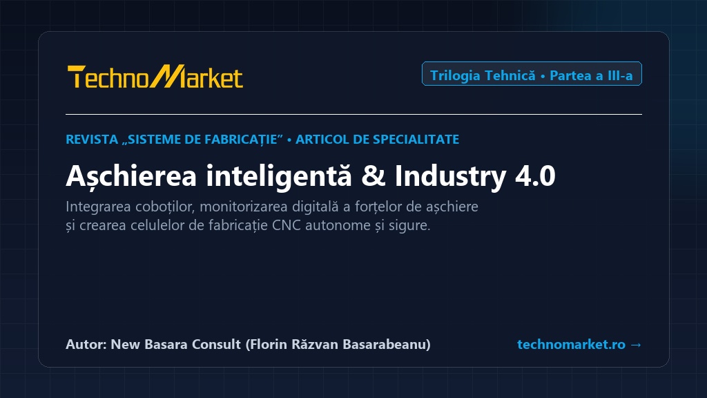 Articol TechnoMarket: Așchierea inteligentă și Industry 4.0