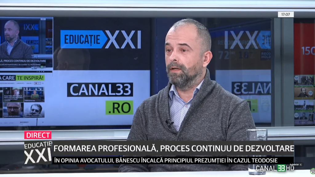 Canal 33 HD Educație XXI - Formarea profesională, proces continuu de dezvoltare a competențelor